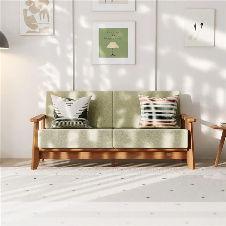 Solid Wood Loveseat Sofa high quality